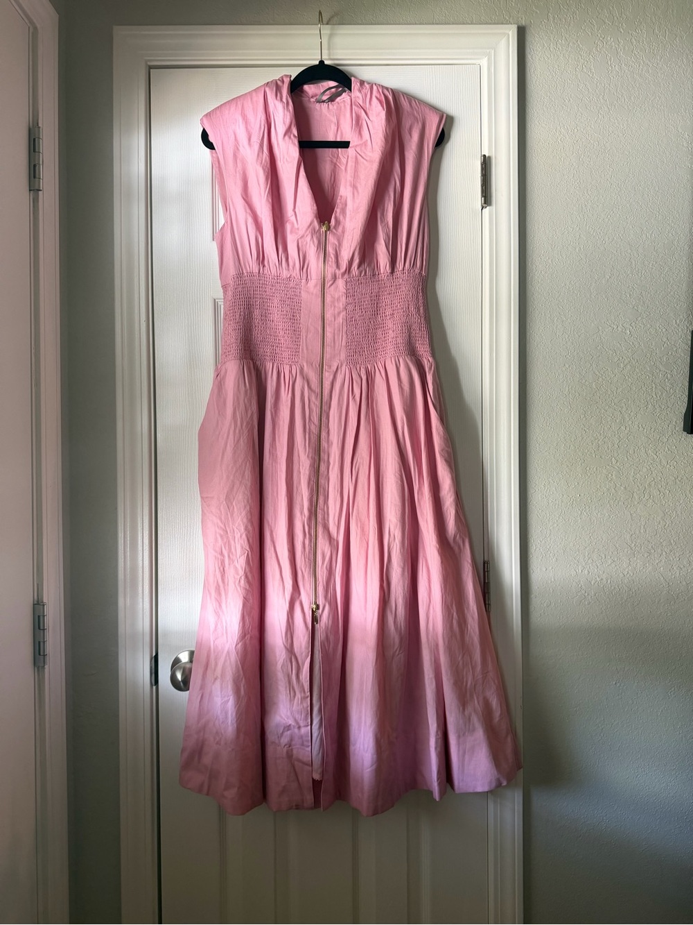 Anthropologie Tommie Sleeveless Smocked Waist Dress - Picture 2 of 8